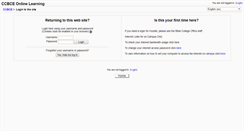 Desktop Screenshot of moodle.ccbce.com